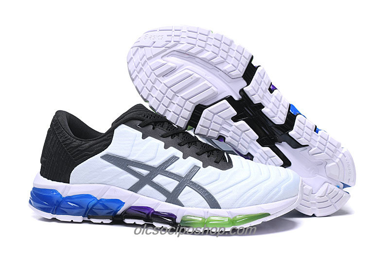 Férfi Asics Gel-Quantum 360 5 Fehér/Szürke/Fekete/Kék Cipők