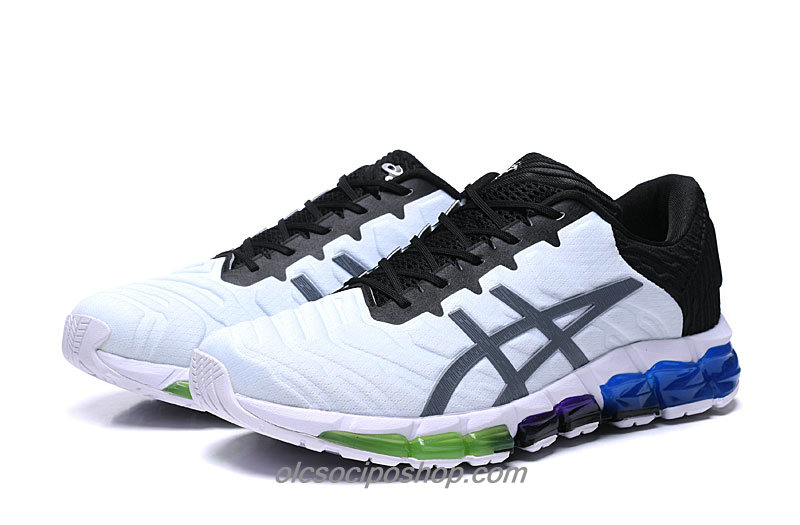 Férfi Asics Gel-Quantum 360 5 Fehér/Szürke/Fekete/Kék Cipők