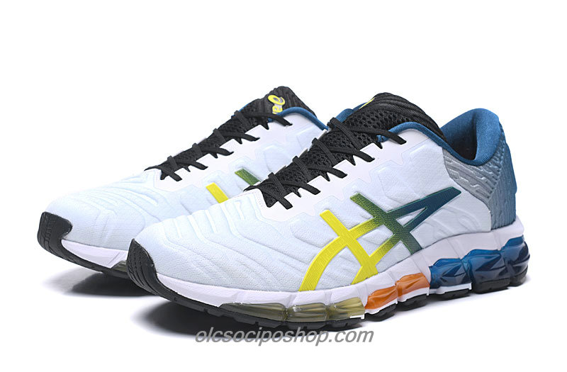 Férfi Asics Gel-Quantum 360 5 Fehér/Kék/Sárga/Fekete Cipők