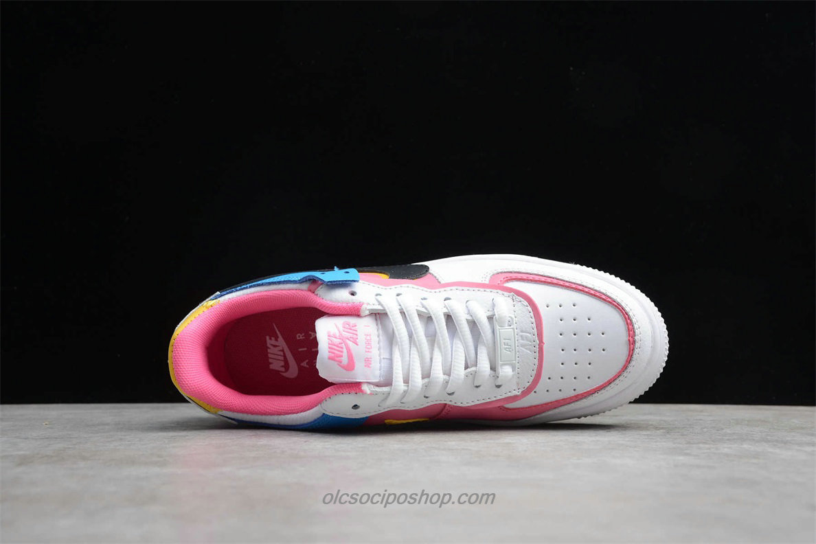 Női Nike Air Force 1 Shadow Fehér/Rózsaszín/Kék Cipők (CI0919 021)