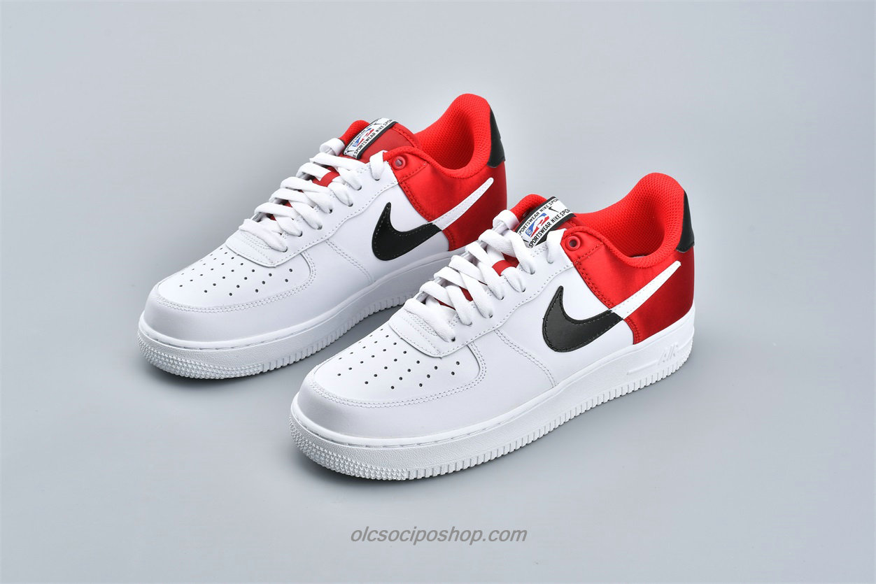 Nike Air Force 1 07 LV8 1HO19 Fehér/Piros/Fekete Cipők (BQ4420 600)