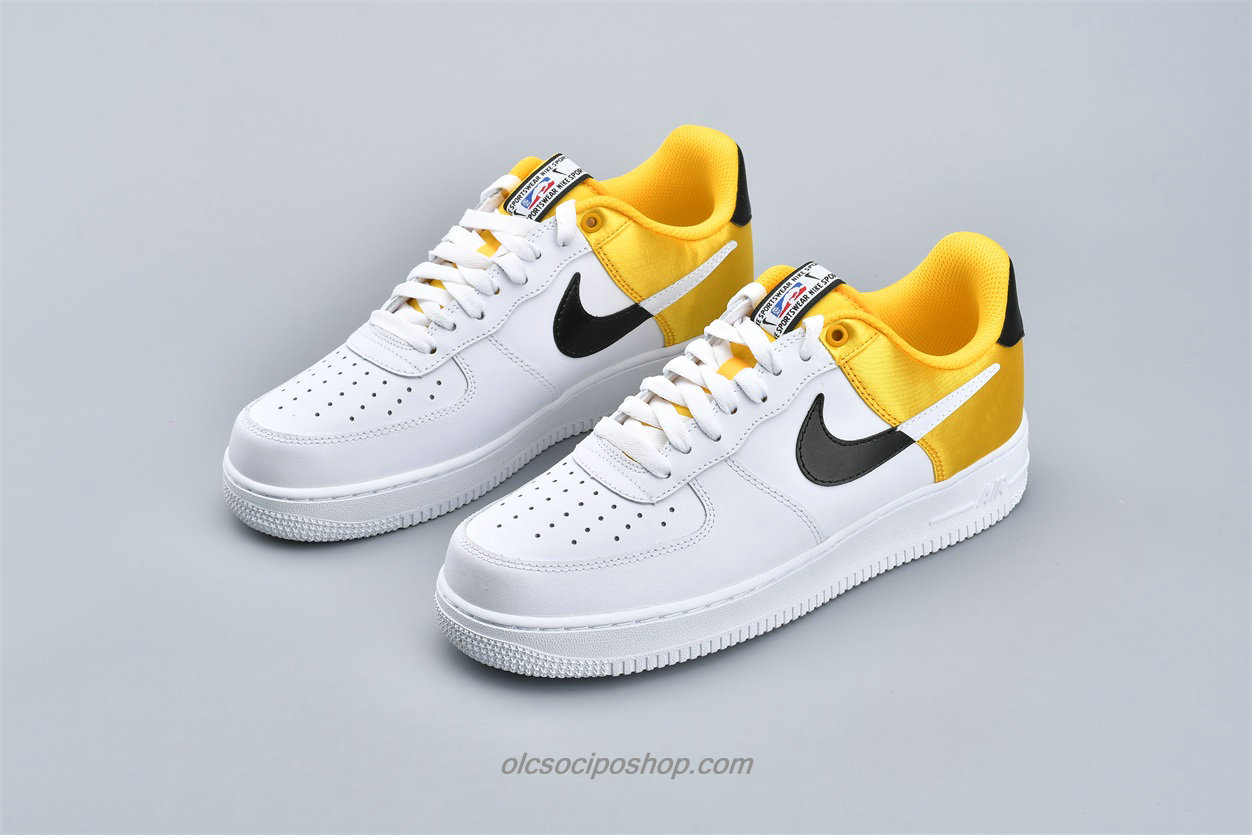 Nike Air Force 1 07 LV8 1HO19 Fehér/Sárga/Fekete Cipők (BQ4420 700)