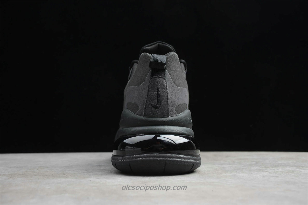 Férfi Nike Air Max 270 React Fekete/Sötétszürke Cipők (AO4971 003)