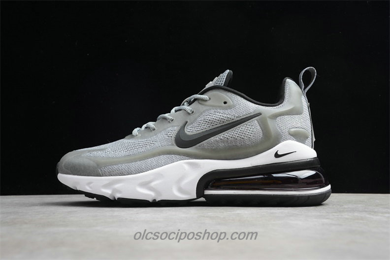 Férfi Nike Air Max 270 React Szürke/Fehér/Fekete Cipők (AO4971 104)