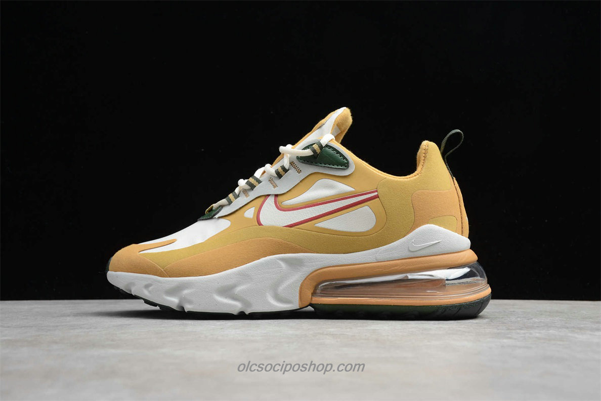 Nike Air Max 270 React Khaki/Fehér/Zöld Cipők (AO4971 700)