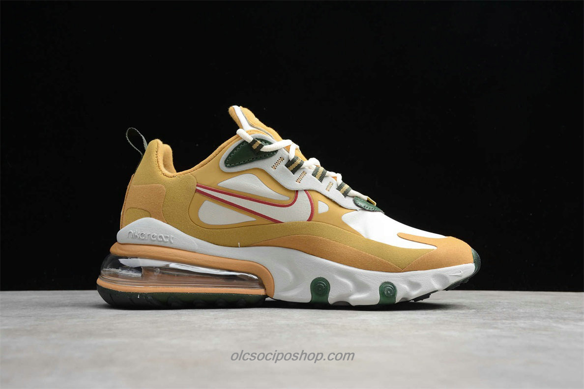 Nike Air Max 270 React Khaki/Fehér/Zöld Cipők (AO4971 700)