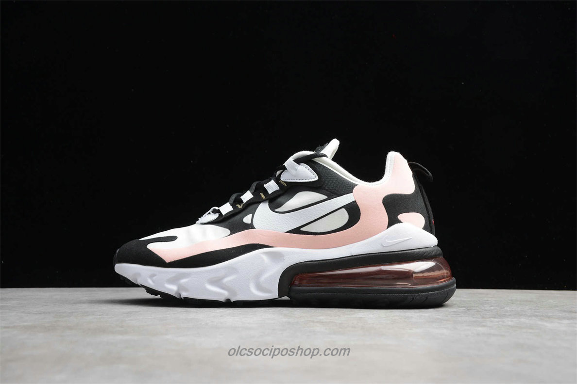 Női Nike Air Max 270 React Fekete/Fehér/Rózsaszín Cipők (AT6174 005)