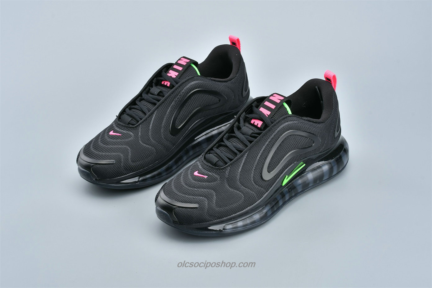 Nike Air Max 720 Fekete/Zöld/Rózsaszín Cipők (CQ4614 001)