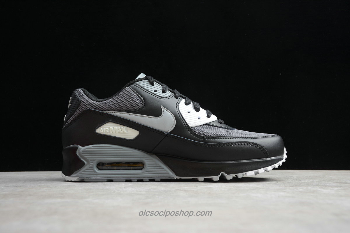 Férfi Nike Air Max 90 Essential Fekete/Szürke Cipők (AJ1285 003)