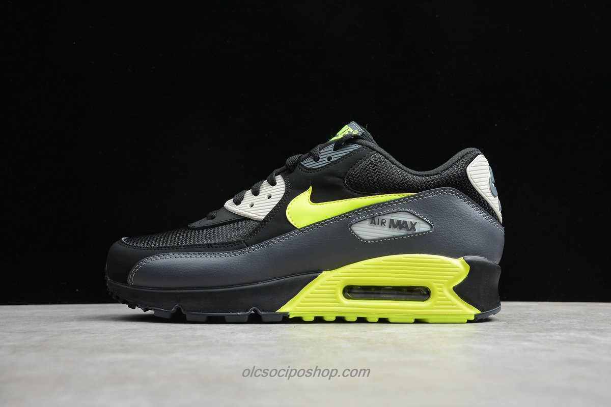 Férfi Nike Air Max 90 Essential Fekete/Zöld Cipők (AJ1285 015)