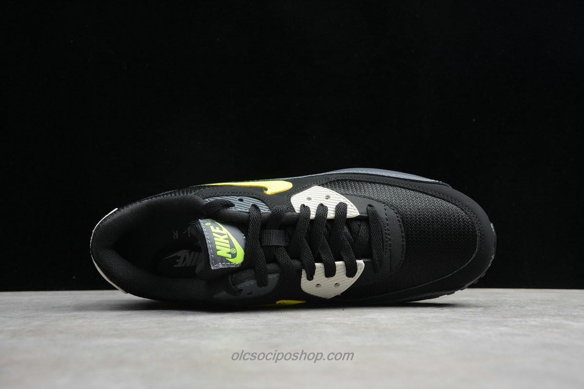 Férfi Nike Air Max 90 Essential Fekete/Zöld Cipők (AJ1285 015)