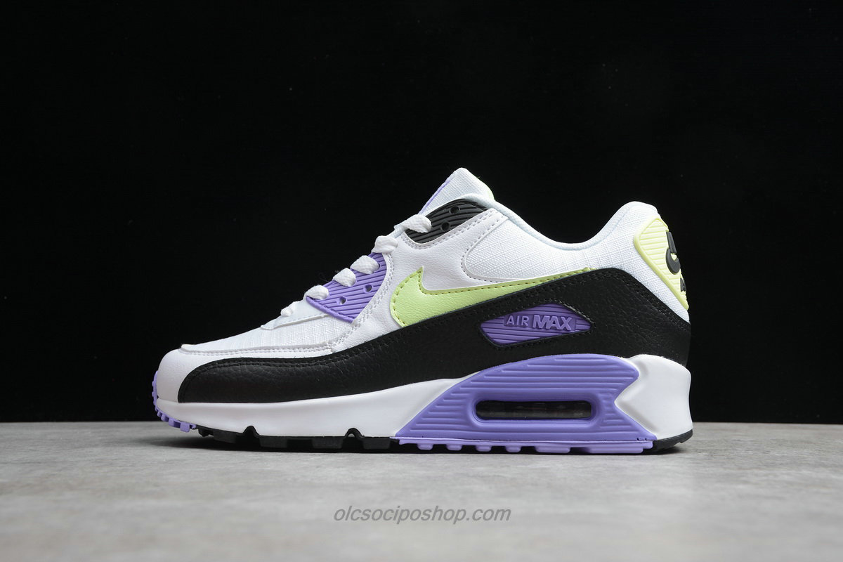 Női Nike Air Max 90 Fehér/Fekete/Lila Cipők (325213 142)