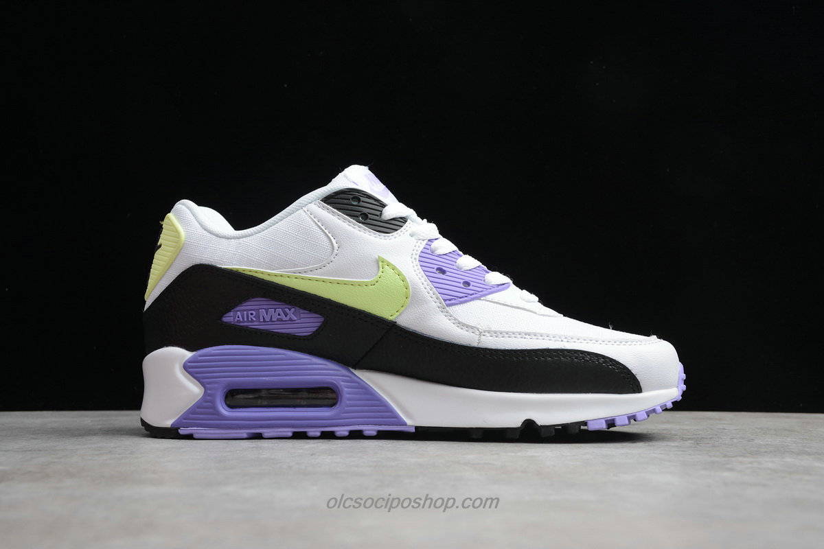 Női Nike Air Max 90 Fehér/Fekete/Lila Cipők (325213 142)