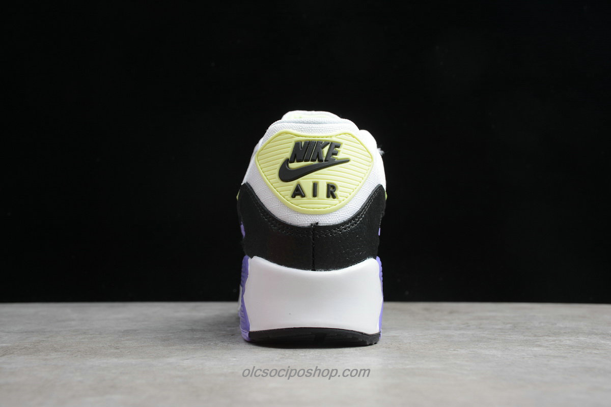 Női Nike Air Max 90 Fehér/Fekete/Lila Cipők (325213 142)