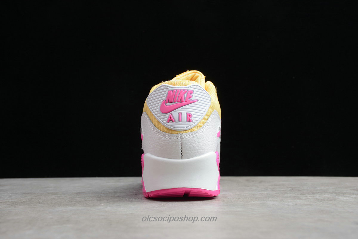 Női Nike Air Max 90 Sárga/Világos szürke/Rózsaszín Cipők (325213 702)