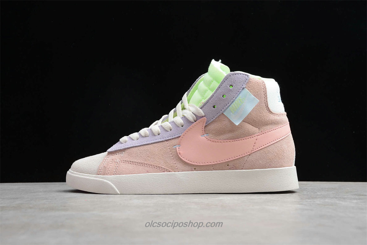 Női Nike Blazer MID REBEL Rózsaszín/Lila/Piros Cipők (CQ7786 661)
