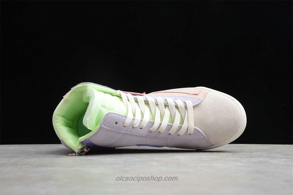 Női Nike Blazer MID REBEL Rózsaszín/Lila/Piros Cipők (CQ7786 661)