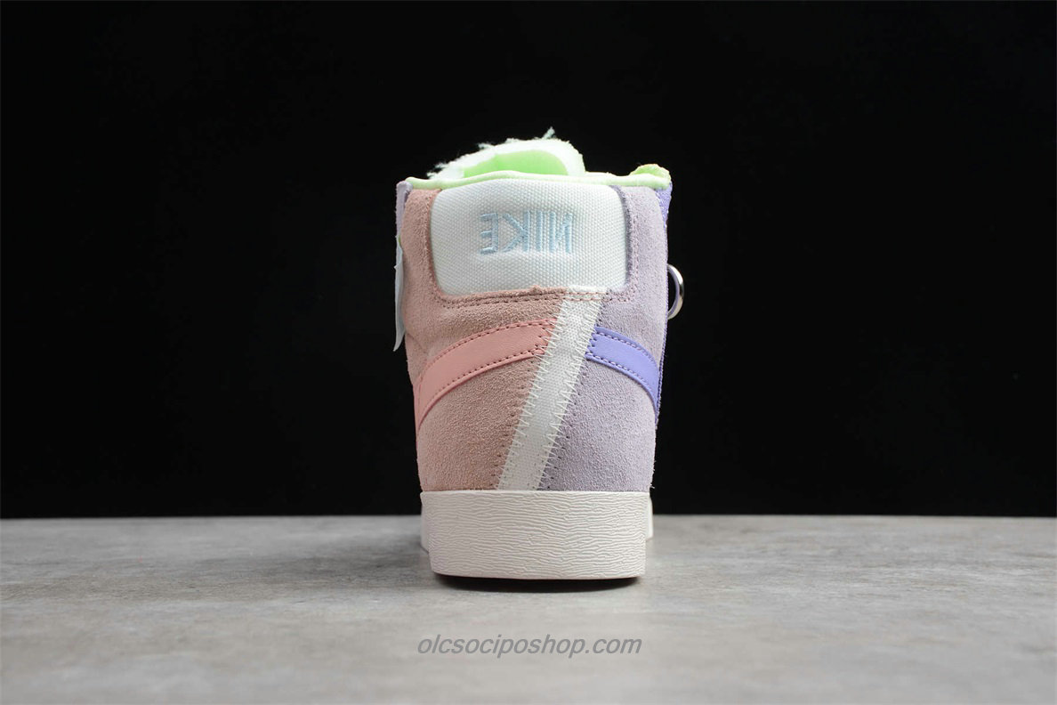 Női Nike Blazer MID REBEL Rózsaszín/Lila/Piros Cipők (CQ7786 661)