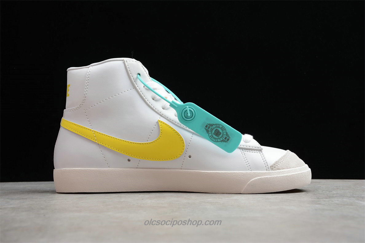 Nike Blazer MID 77 Fehér/Sárga Cipők (BQ6806 101)