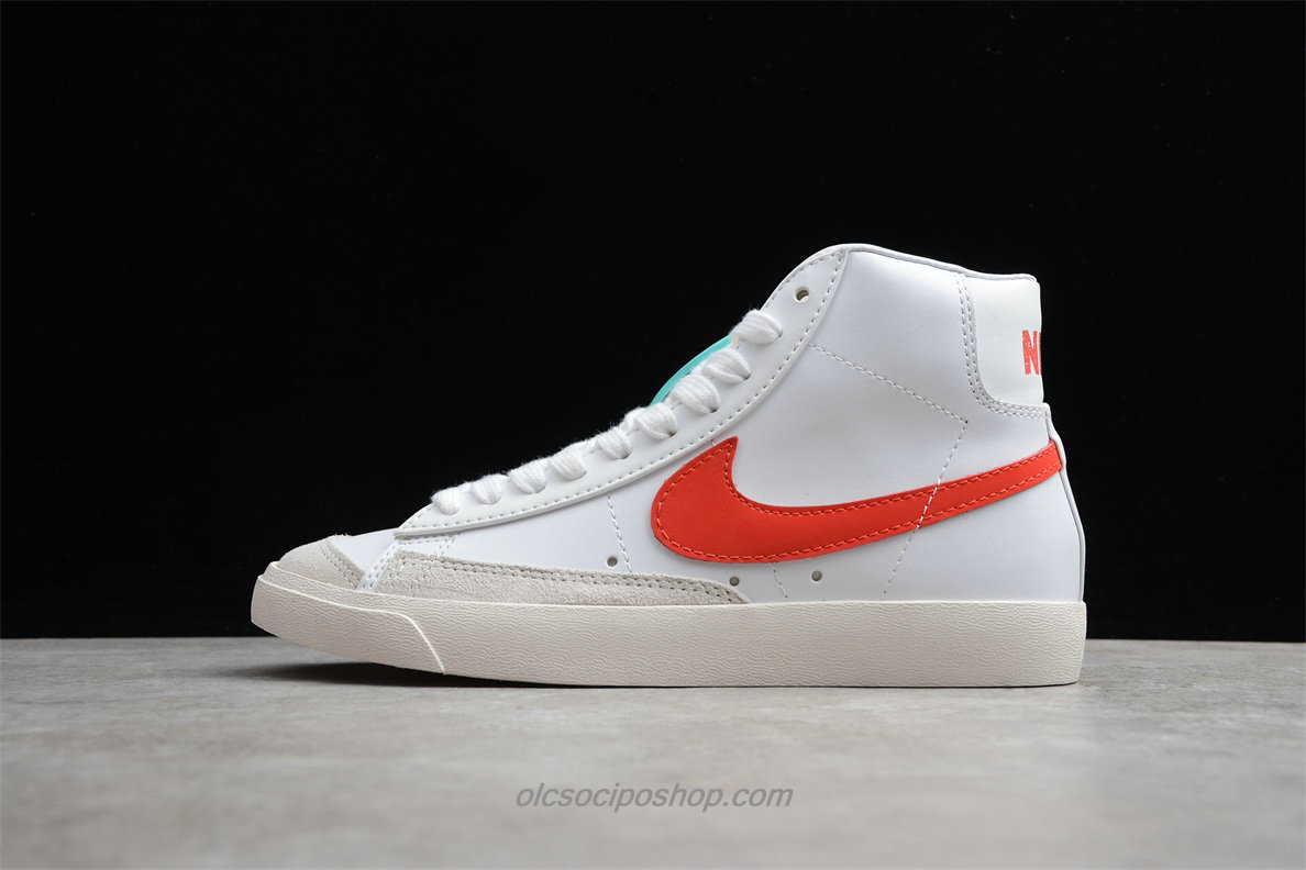 Nike Blazer MID 77 Fehér/Piros Cipők (BQ6806 600)