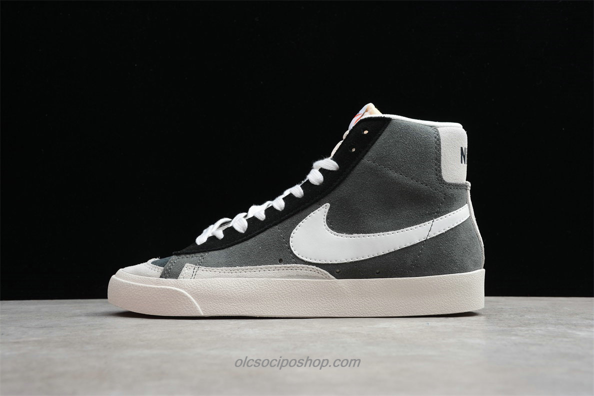 Nike Blazer MID 77 Sötétszürke/Fehér/Fekete Cipők (CI1167 001)