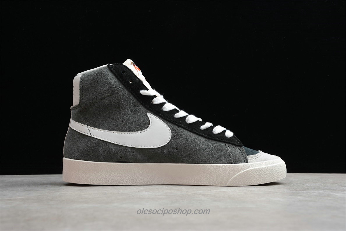 Nike Blazer MID 77 Sötétszürke/Fehér/Fekete Cipők (CI1167 001)