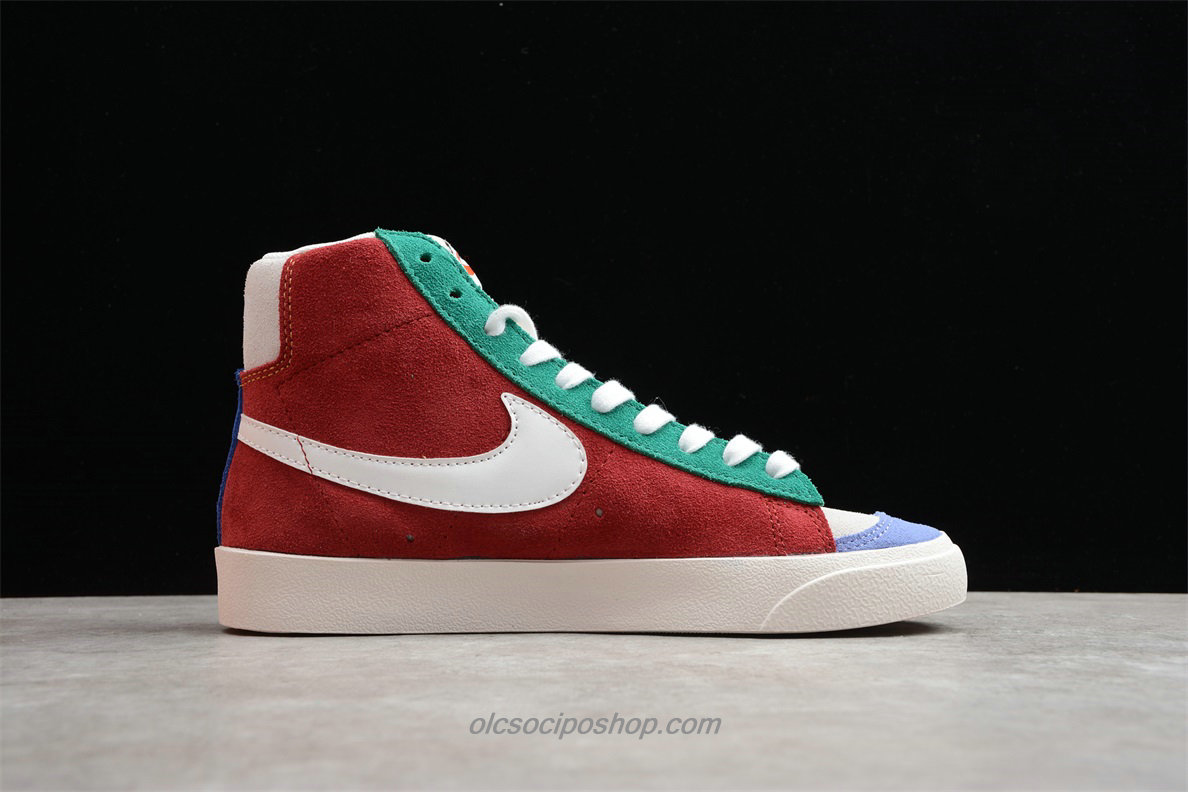 Nike Blazer MID 77 Sárga/Zöld/Piros Cipők (CI1167 600)