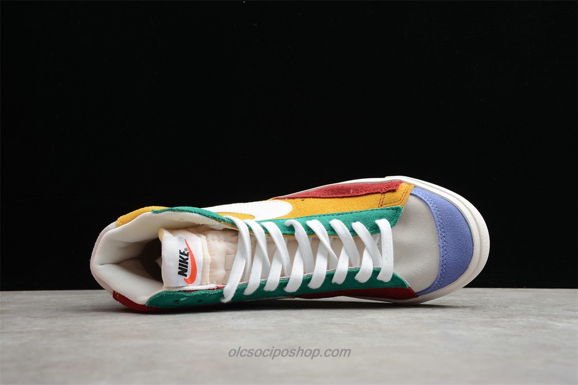 Nike Blazer MID 77 Sárga/Zöld/Piros Cipők (CI1167 600)