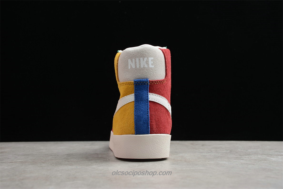 Nike Blazer MID 77 Sárga/Zöld/Piros Cipők (CI1167 600)