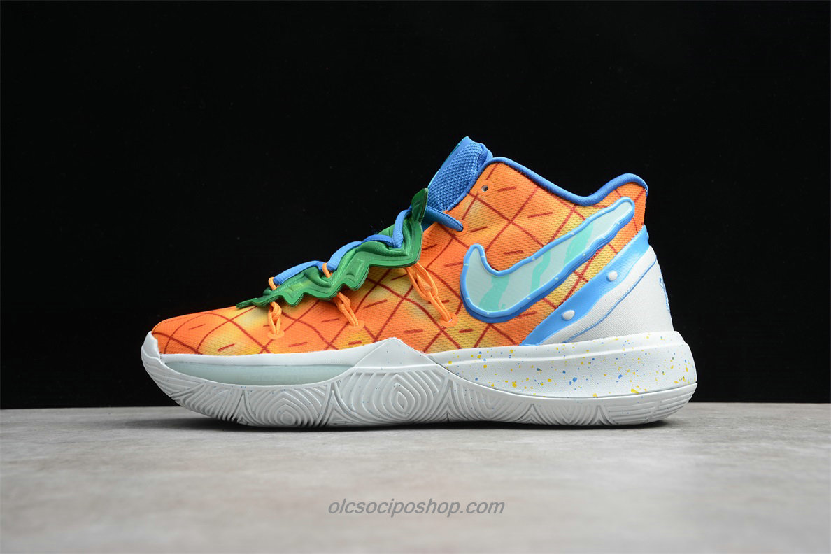 Férfi Nike Kyrie 5 SBSP EP Narancs/Kék/Zöld/Fehér Cipők (CJ6950 800)