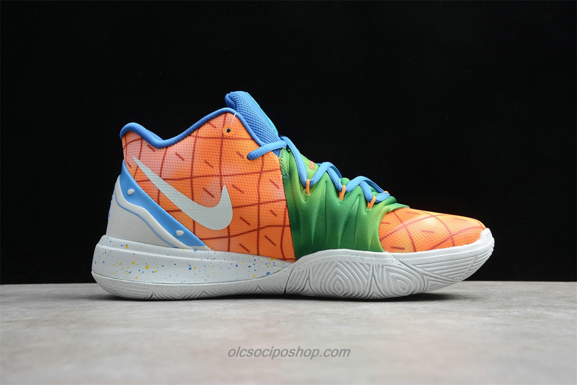 Férfi Nike Kyrie 5 SBSP EP Narancs/Kék/Zöld/Fehér Cipők (CJ6950 800)