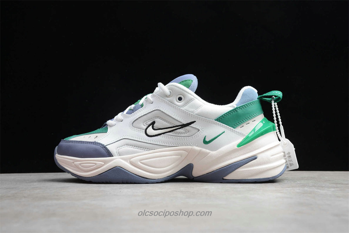 Férfi Nike M2K Tekno Fehér/Kék/Zöld Cipők (AV4789 009)