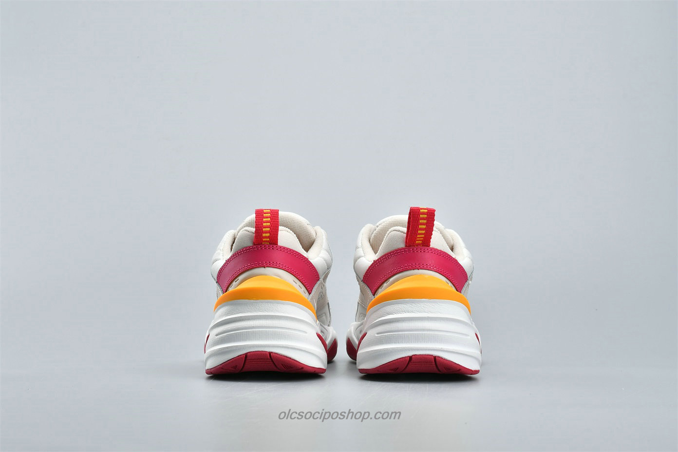 Női Nike M2K Tekno Homok/Fehér/Piros Cipők (AO3108 016)