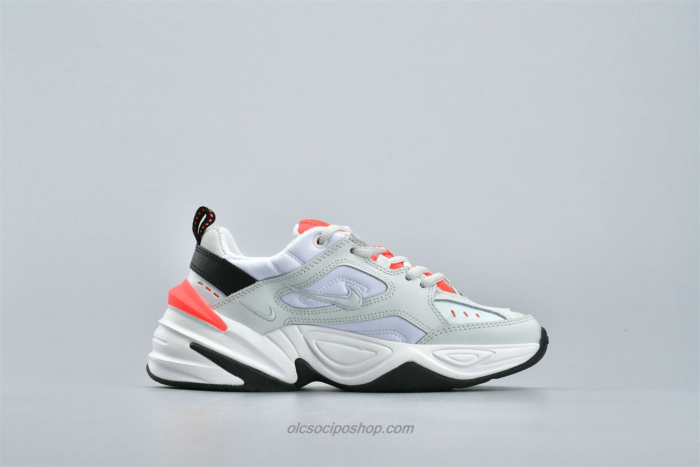 Női Nike M2K Tekno Homok/Fehér/Piros/Fekete Cipők (AO3108 401)