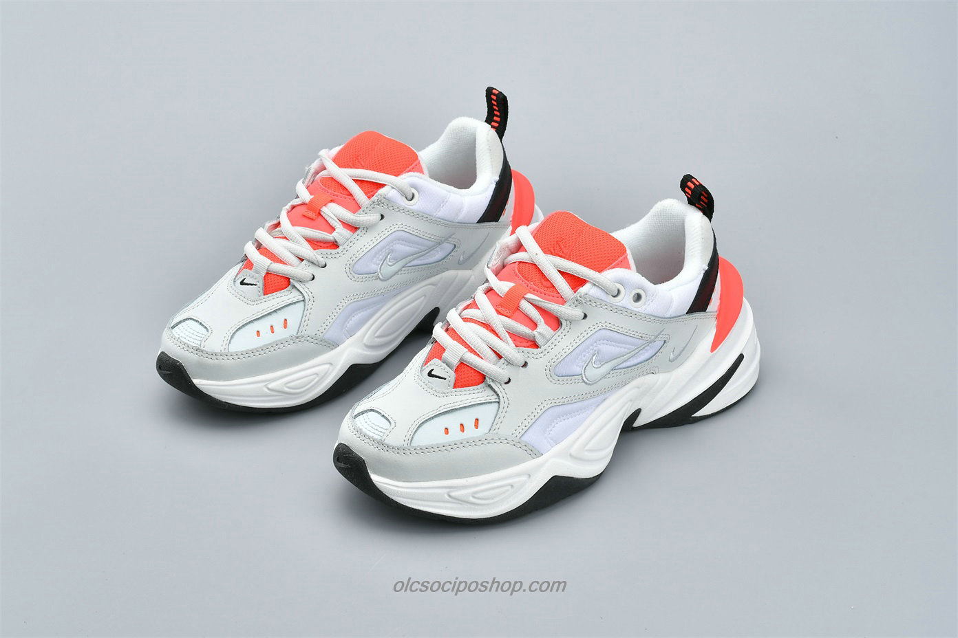 Női Nike M2K Tekno Homok/Fehér/Piros/Fekete Cipők (AO3108 401)