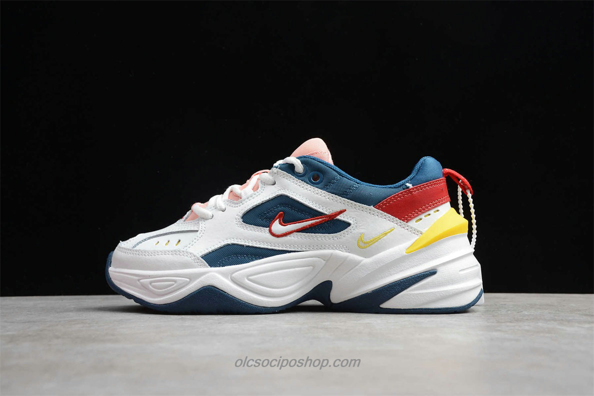 Női Nike M2K Tekno Fehér/Sötétkék/Piros Cipők (AO3108 402)