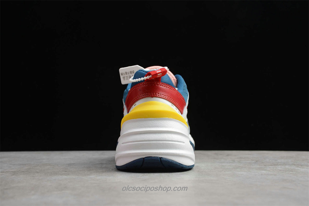 Női Nike M2K Tekno Fehér/Sötétkék/Piros Cipők (AO3108 402)