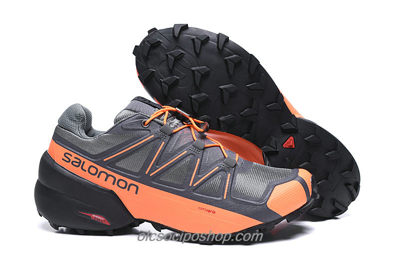 Férfi Salomon Speedcross 5 Szürke/Narancs/Fekete Cipők