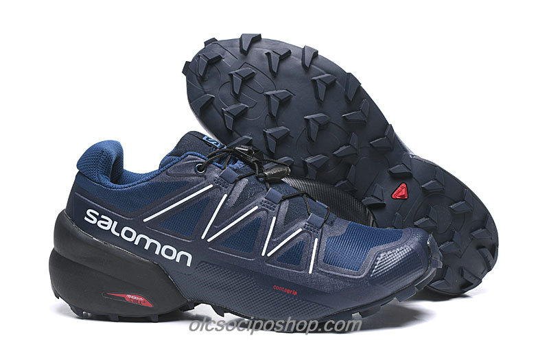 Férfi Salomon Speedcross 5 Sötétkék/Fekete Cipők