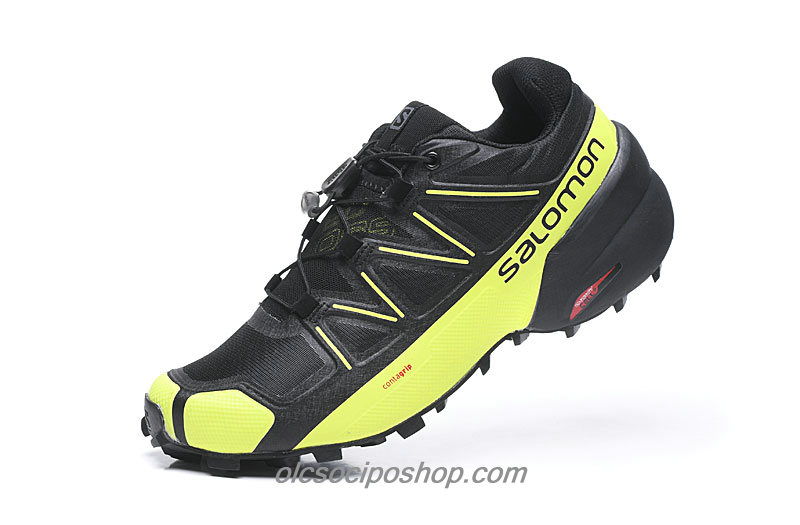Férfi Salomon Speedcross 5 Fekete/Zöld Cipők