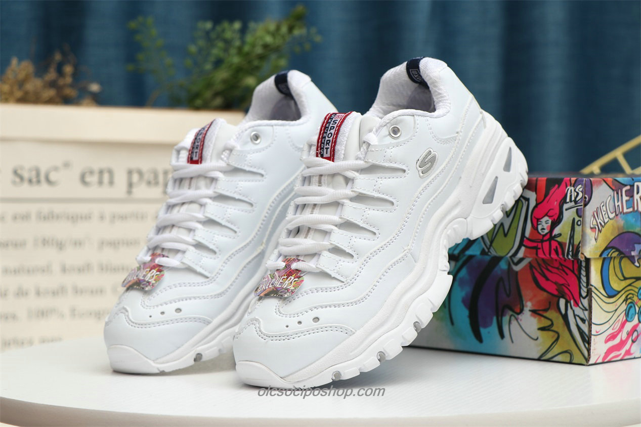 Női Skechers Energy Ocean Tide Fehér Cipők