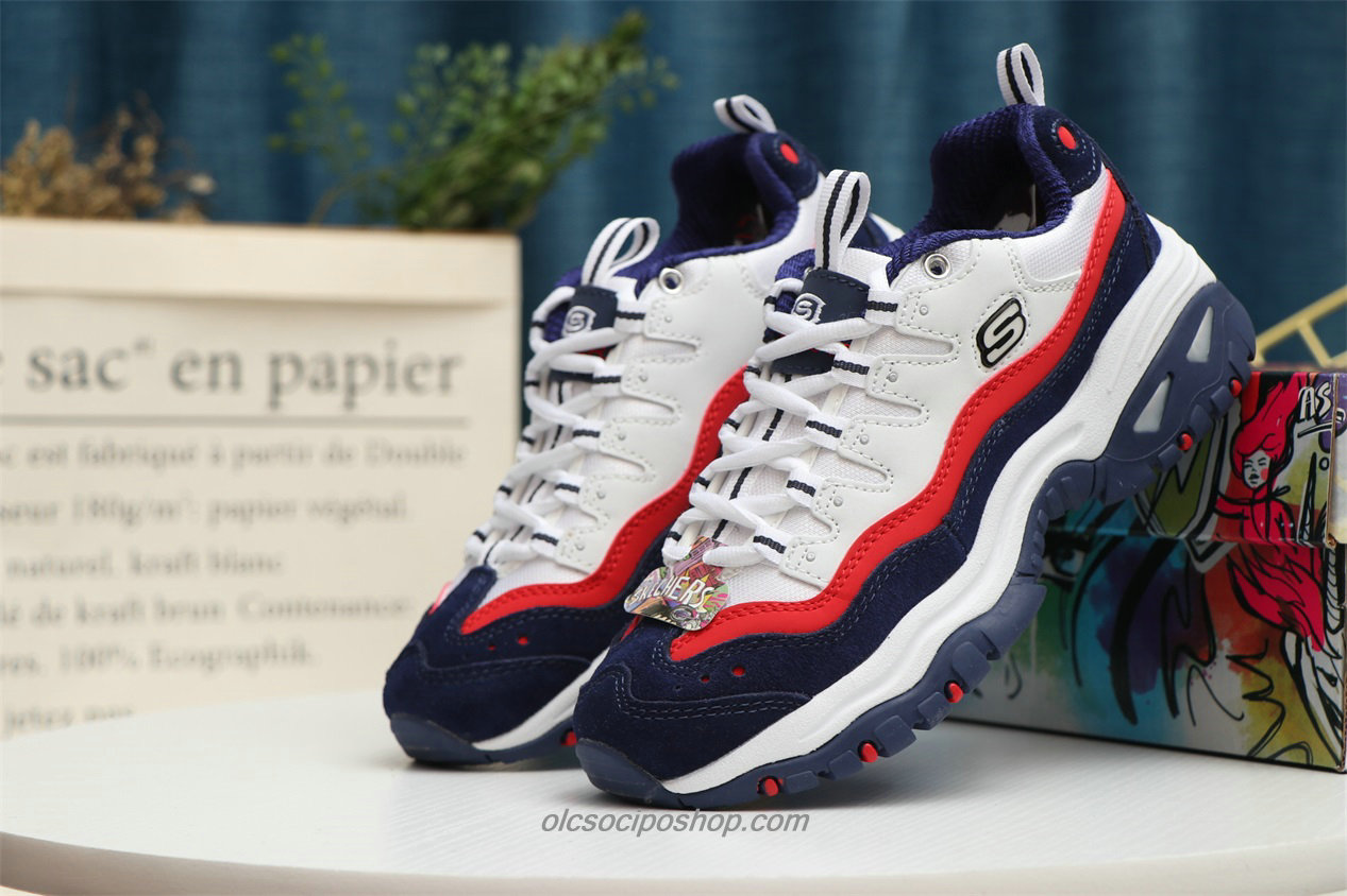 Női Skechers Energy Ocean Tide Fehér/Piros/Lila Cipők