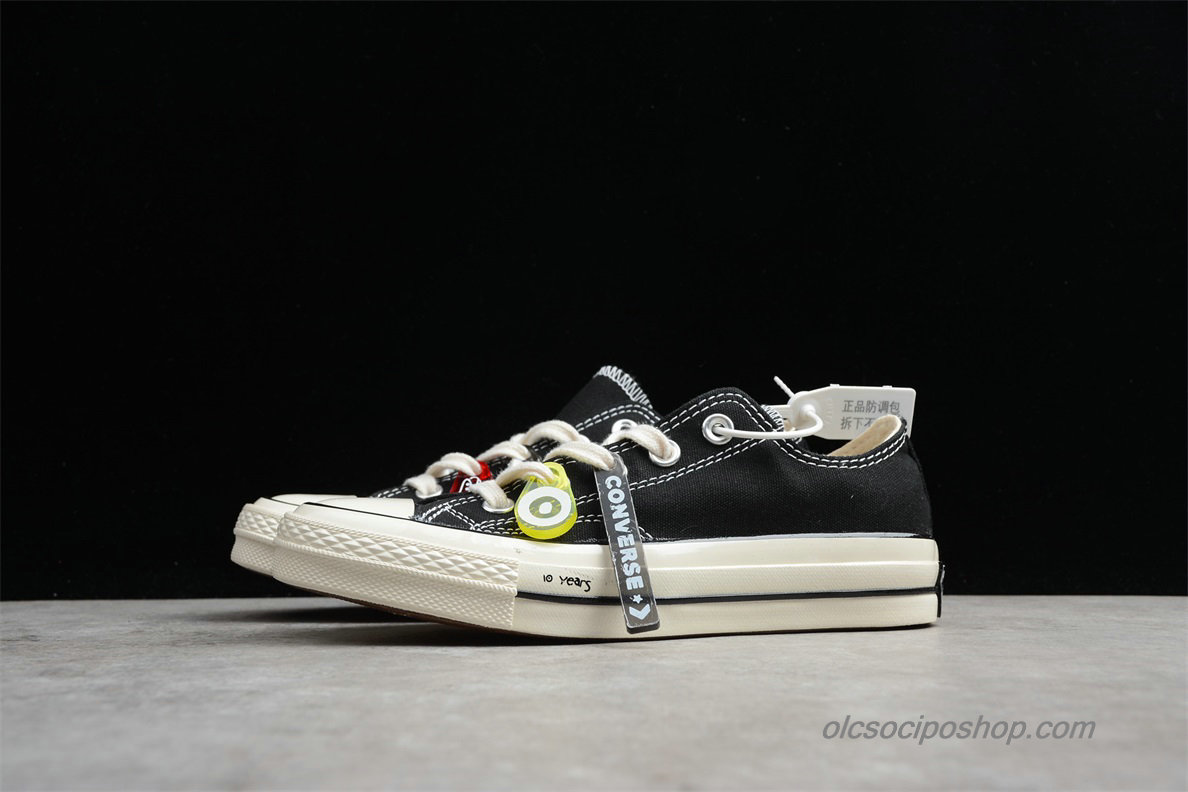 Converse Chuck Taylor All Star 70 Low Fekete Cipők (162058C)