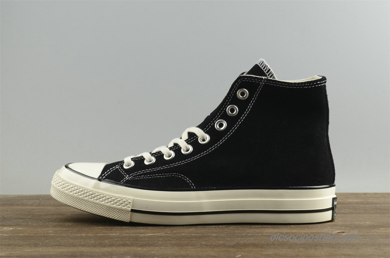 Converse Chuck Taylor All Star 1970s HI Suede Fekete/Fehér Cipők (157453C)