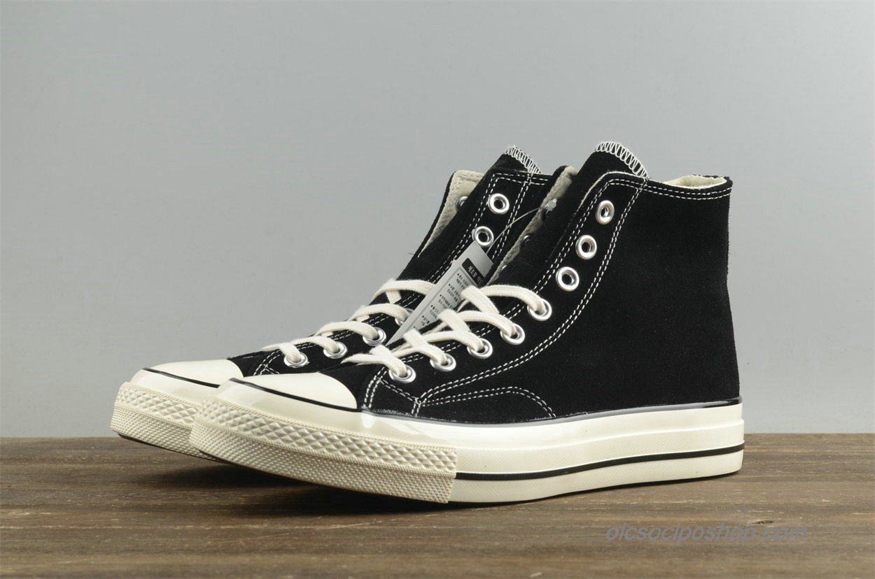 Converse Chuck Taylor All Star 1970s HI Suede Fekete/Fehér Cipők (157453C)