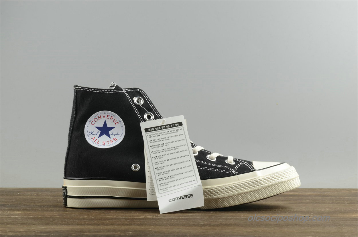 Converse Chuck Taylor All Star 1970s HI Fekete Cipők (142334C)