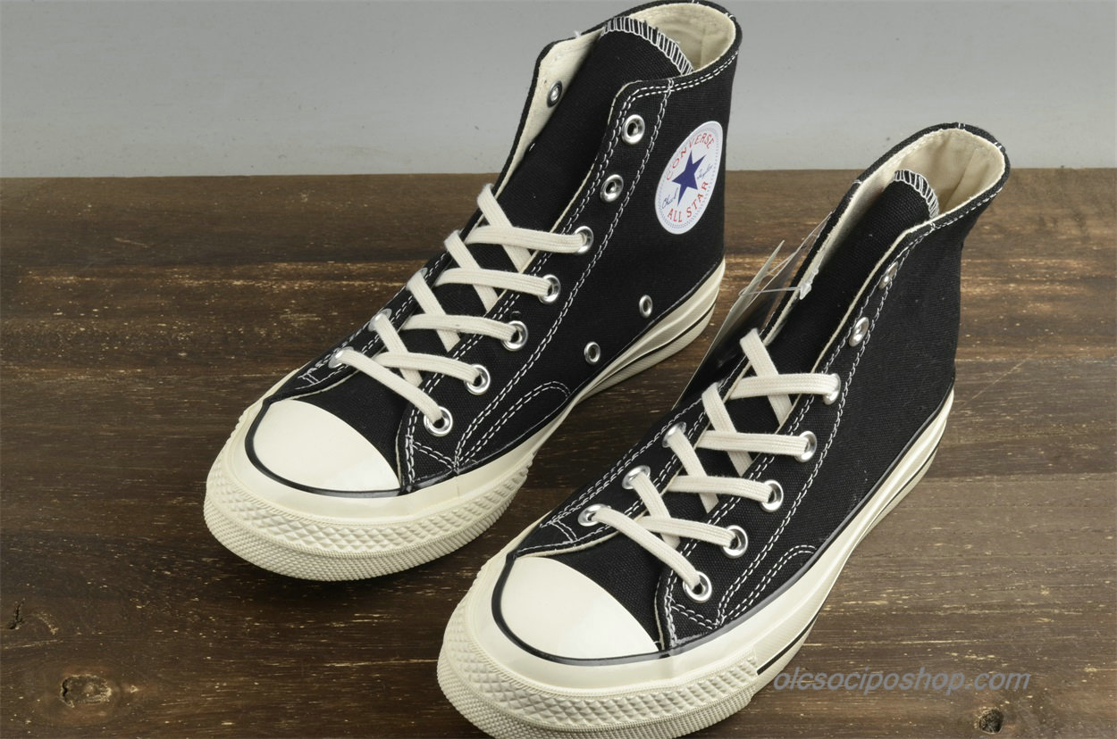 Converse Chuck Taylor All Star 1970s HI Fekete Cipők (142334C)