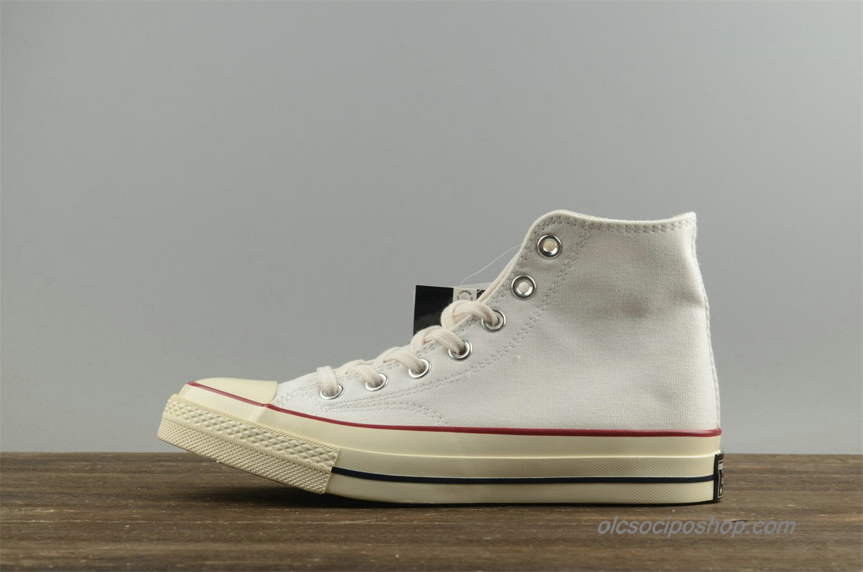 Converse Chuck Taylor All Star 1970s HI Fehér/Piros/Cream Cipők (144754C)