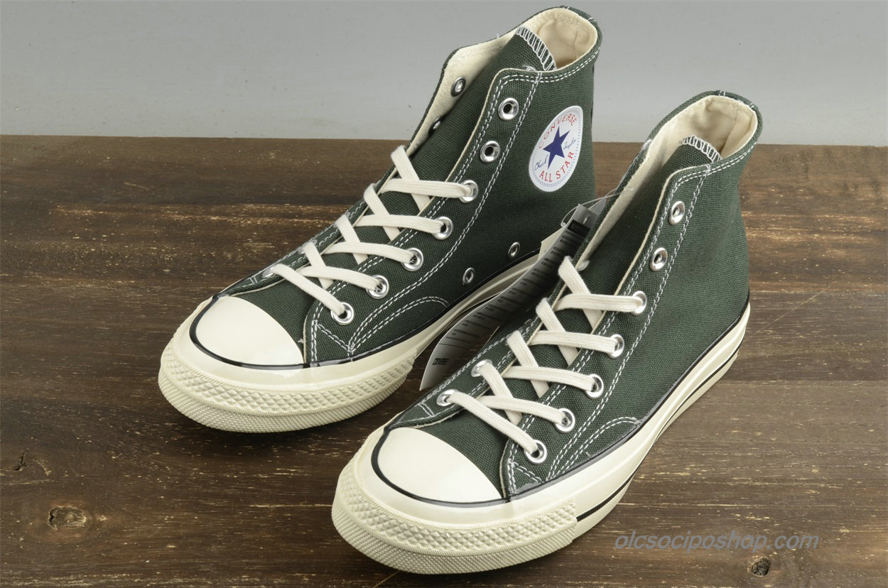 Converse Chuck Taylor All Star 1970s HI Olajbogyó/Cream Cipők (153887C)