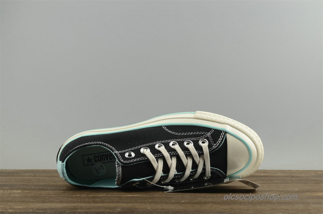 Női Converse Chuck Taylor All Star 1970s Low Fekete/Zöld Cipők (157562C)